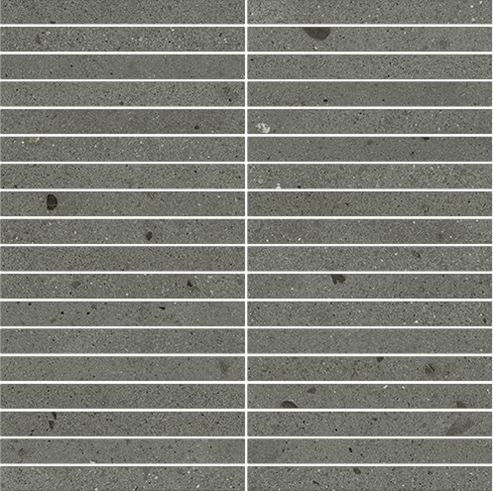 Мозаика 30x30 Авангард Блэк Стрип матовая серый 9мм Италон Мозаика 30x30 Авангард Блэк Стрип матовая серый 9мм Италон