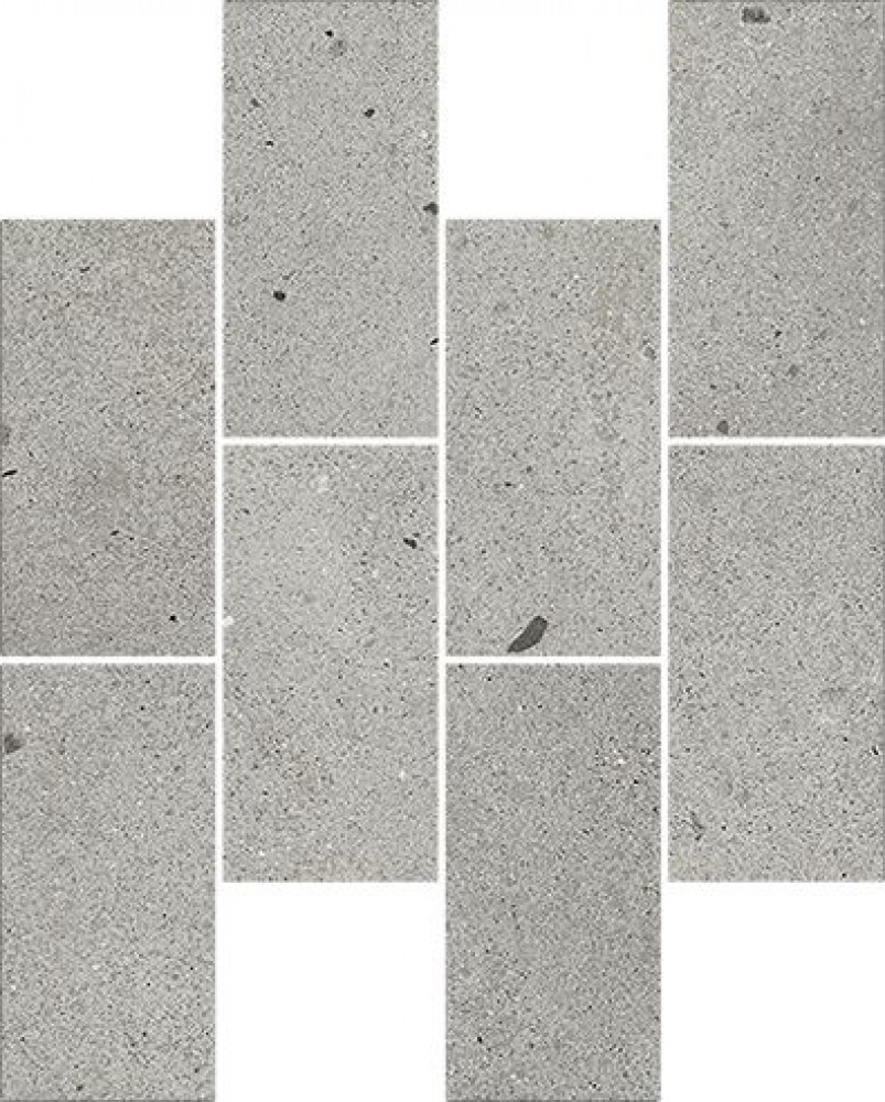 Мозаика 29.5x23.7 Авангард Сильвер Минибрик матовая серый 9мм Италон Мозаика 29.5x23.7 Авангард Сильвер Минибрик матовая серый 9мм Италон