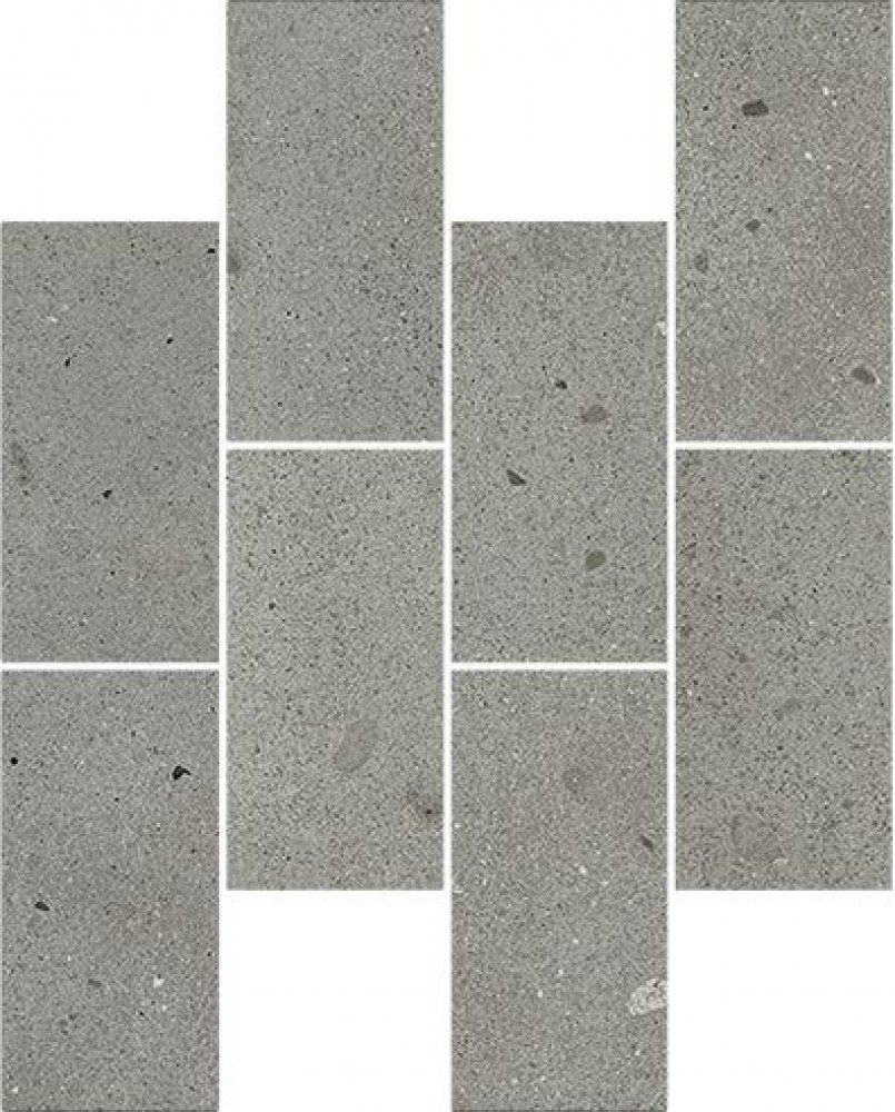 Мозаика 29.5x23.7 Авангард Айрон Минибрик матовая серый 9мм Италон Мозаика 29.5x23.7 Авангард Айрон Минибрик матовая серый 9мм Италон