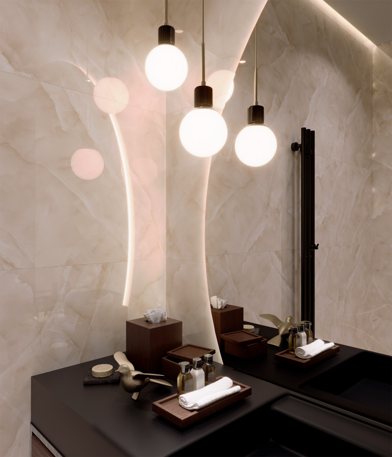 Керамогранит 120x60 8мм полированная FP1024-A Baikal Ivory бежевый оникс Arcadia Ceramica Керамогранит 120x60 8мм полированная FP1024-A Baikal Ivory бежевый оникс Arcadia Ceramica