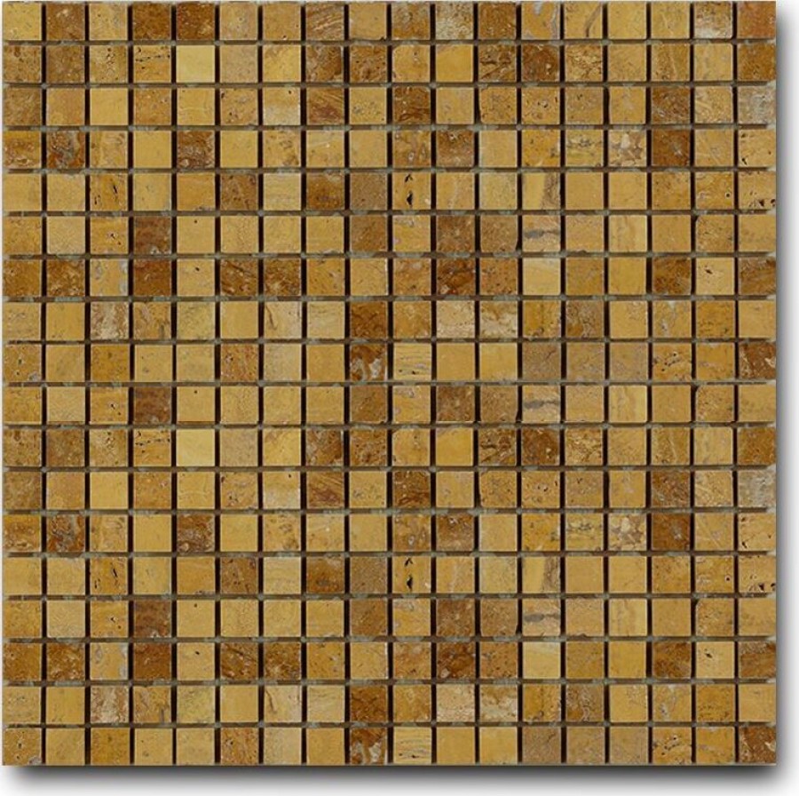 Мозаика 30x30 Travertino Giallo Marble Mosaic глянцевая, лаппатированная, полированная бежевый мозаика 10мм Art Natura Мозаика 30x30 Travertino Giallo Marble Mosaic глянцевая, лаппатированная, полированная бежевый мозаика 10мм Art Natura