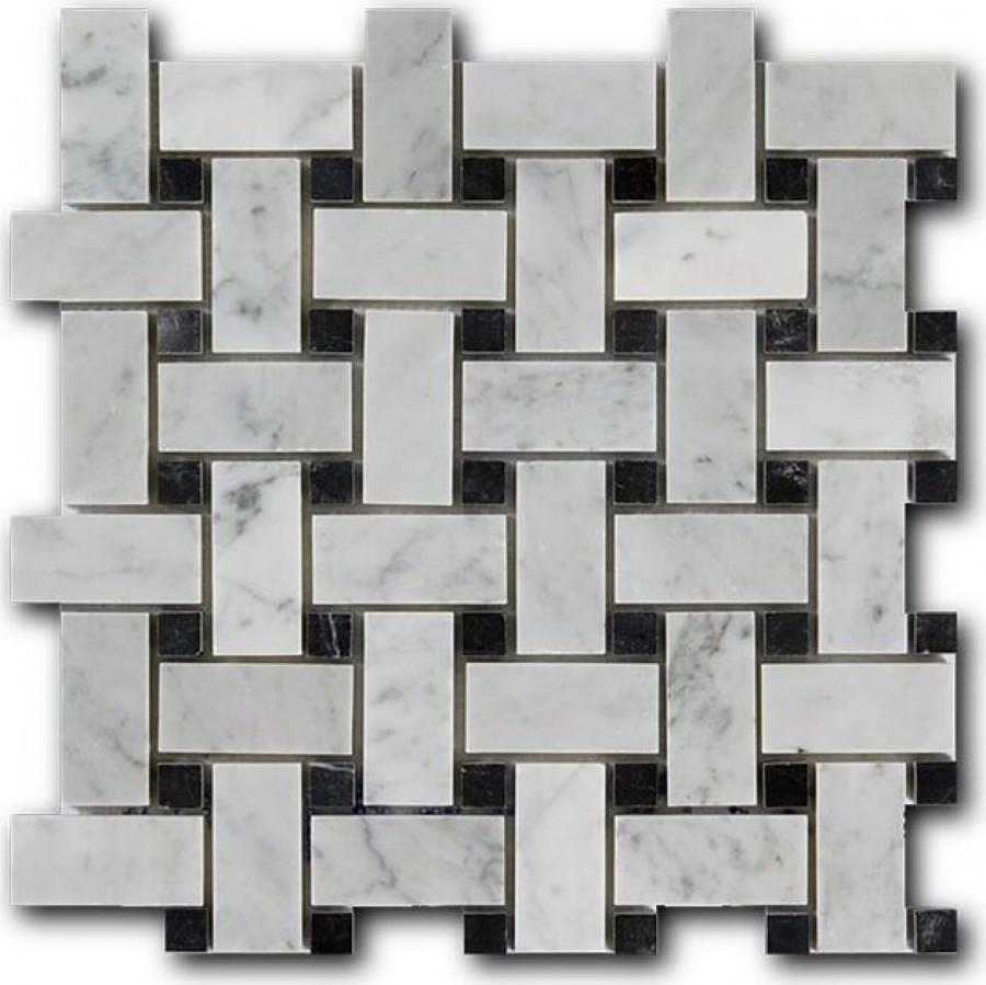 Мозаика 30x30 Bianco Carrara Орнамент Marble Mosaic глянцевая, лаппатированная, полированная белый мозаика 10мм Art Natura Мозаика 30x30 Bianco Carrara Орнамент Marble Mosaic глянцевая, лаппатированная, полированная белый мозаика 10мм Art Natura