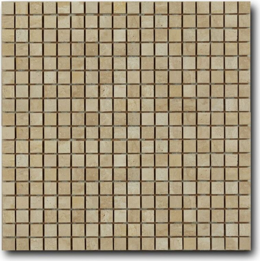 Мозаика 30x30 Travertino Classico Marble Mosaic глянцевая, лаппатированная, полированная бежевый мозаика 10мм Art Natura Мозаика 30x30 Travertino Classico Marble Mosaic глянцевая, лаппатированная, полированная бежевый мозаика 10мм Art Natura
