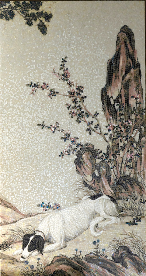 Панно 280x140 Журавль И Собака бежевый 4мм Art Natura Панно 280x140 Журавль И Собака бежевый 4мм Art Natura