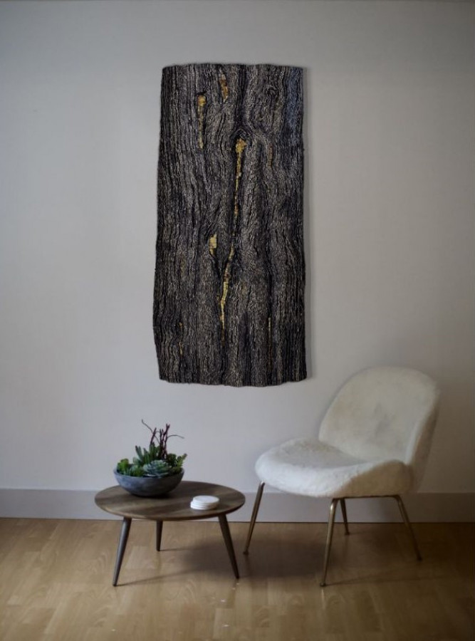 Объёмное панно 130x60 Древесная Кора золотой Art Natura Объёмное панно 130x60 Древесная Кора золотой Art Natura