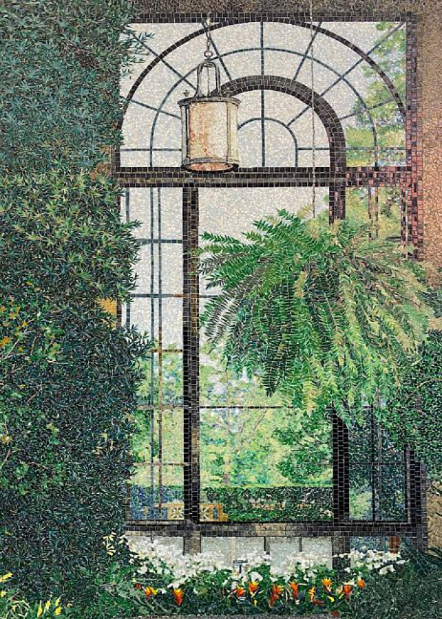 Панно 200x140 Ботанический Сад зеленый Art Natura Панно 200x140 Ботанический Сад зеленый Art Natura