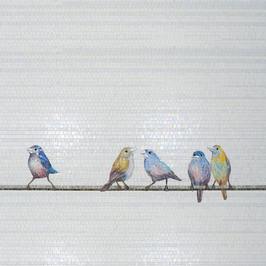 Панно 100x100 Панно Art Natura Птичий Хор белый Art Natura Панно 100x100 Панно Art Natura Птичий Хор белый Art Natura