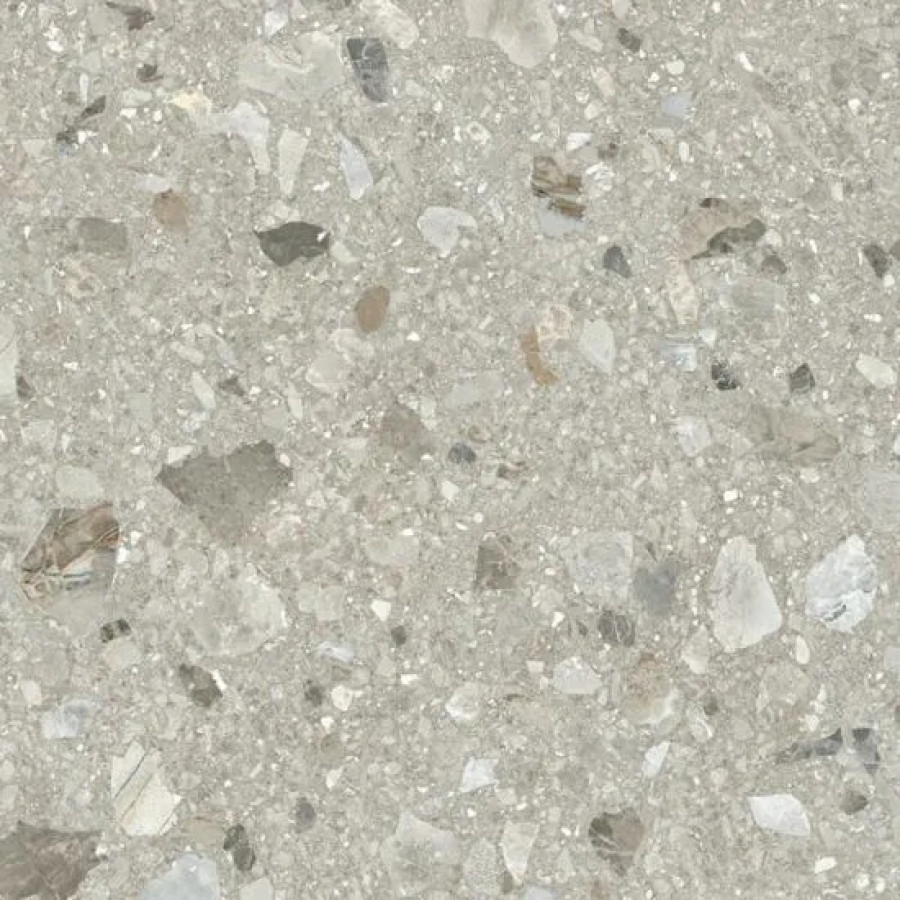 Керамогранит 120x120 Cenere Mix Rett Lombarda Plus матовая серый терраццо 9.5мм Ergon Керамогранит 120x120 Cenere Mix Rett Lombarda Plus матовая серый терраццо 9.5мм Ergon