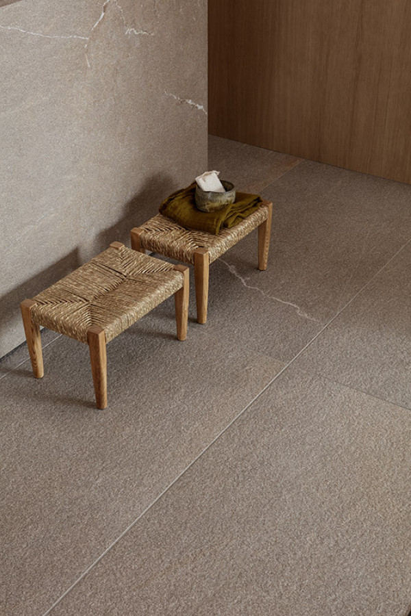 Керамогранит 280x120 Stone Flamed Rt Piasentina матовая серый камень 6мм Kronos Керамогранит 280x120 Stone Flamed Rt Piasentina матовая серый камень 6мм Kronos