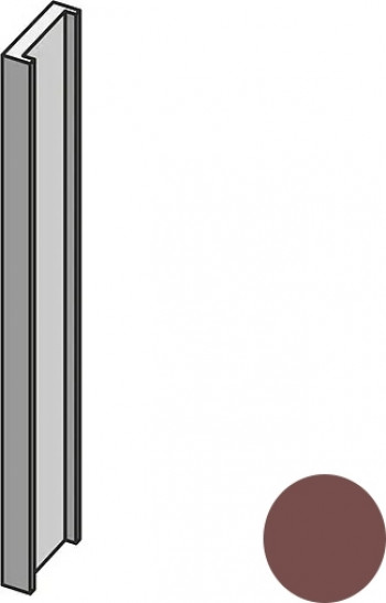 Вертикальный профиль 300x13 Profilo In Salice Marrone Brac коричневый Mutina Вертикальный профиль 300x13 Profilo In Salice Marrone Brac коричневый Mutina