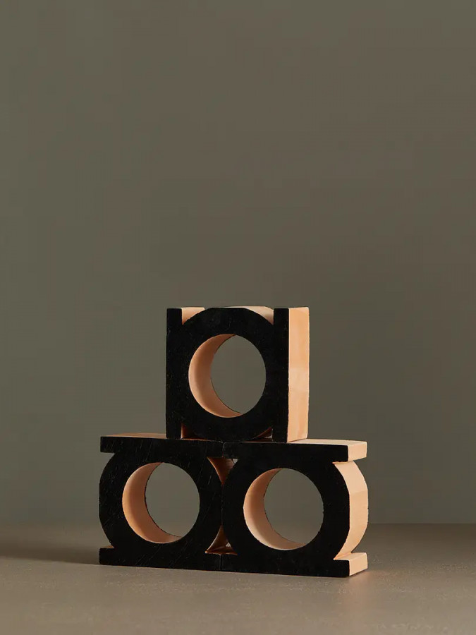 Керамический блок 23x23 Nero Jali матовая черный Mutina Керамический блок 23x23 Nero Jali матовая черный Mutina