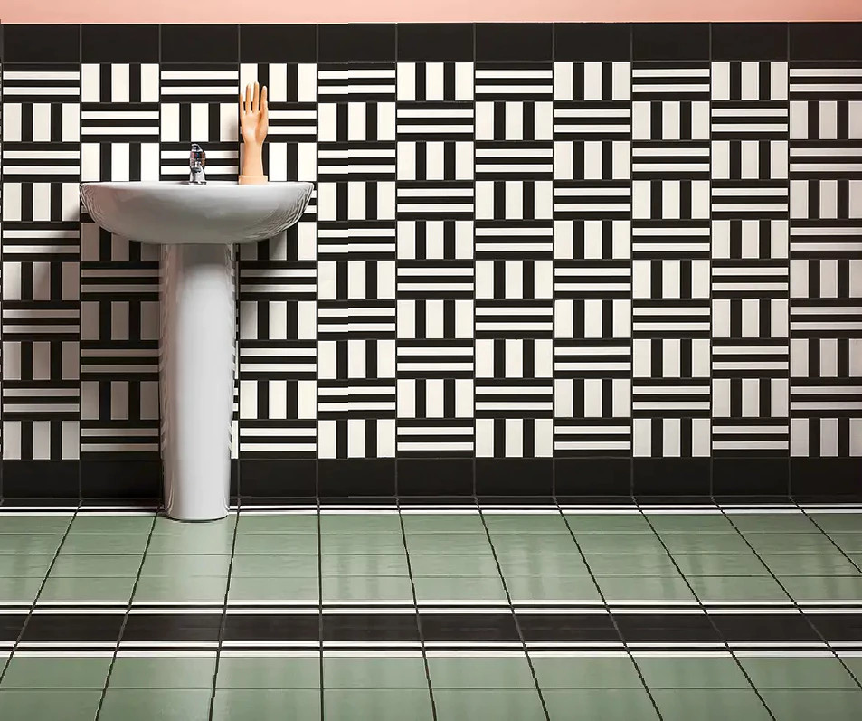 Керамогранит 21x21 Matone Margherita матовая зеленый пэчворк Mutina Керамогранит 21x21 Matone Margherita матовая зеленый пэчворк Mutina