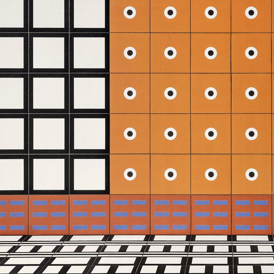 Керамогранит 21x21 Matone Margherita матовая белый пэчворк Mutina Керамогранит 21x21 Matone Margherita матовая белый пэчворк Mutina