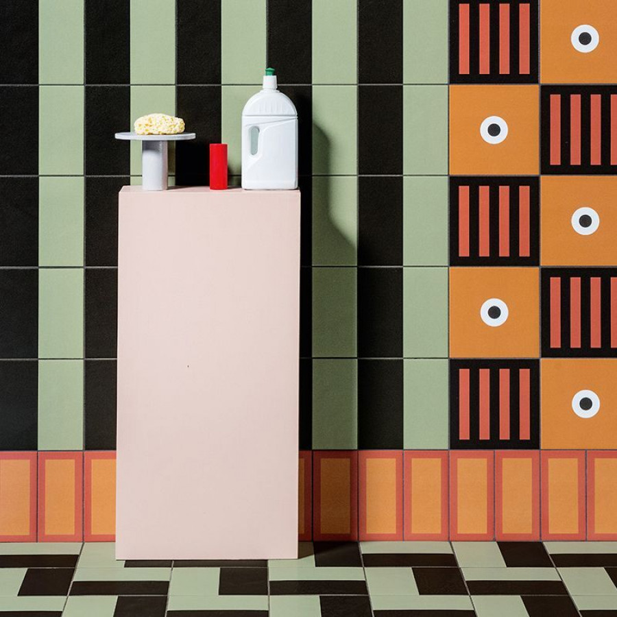 Керамогранит 21x21 Matone Margherita матовая зеленый однотонный Mutina Керамогранит 21x21 Matone Margherita матовая зеленый однотонный Mutina