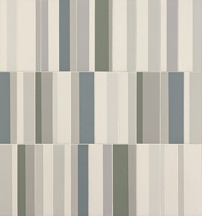 Керамогранит 30x8 Blanc Blue Vert Bopi03 Piano матовая мультиколор в полоску Mutina Керамогранит 30x8 Blanc Blue Vert Bopi03 Piano матовая мультиколор в полоску Mutina