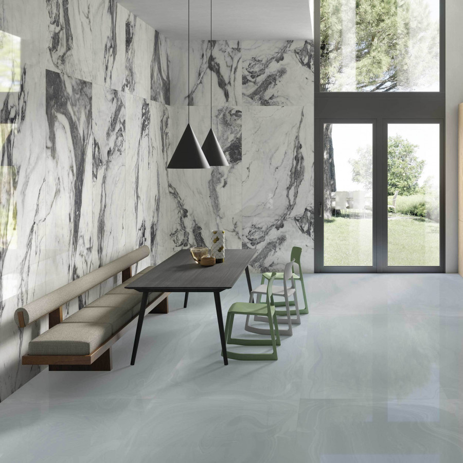 Керамогранит 278x120 Bianco Siena Lappato Marble лаппатированная белый мрамор 6.5мм Provenza Керамогранит 278x120 Bianco Siena Lappato Marble лаппатированная белый мрамор 6.5мм Provenza
