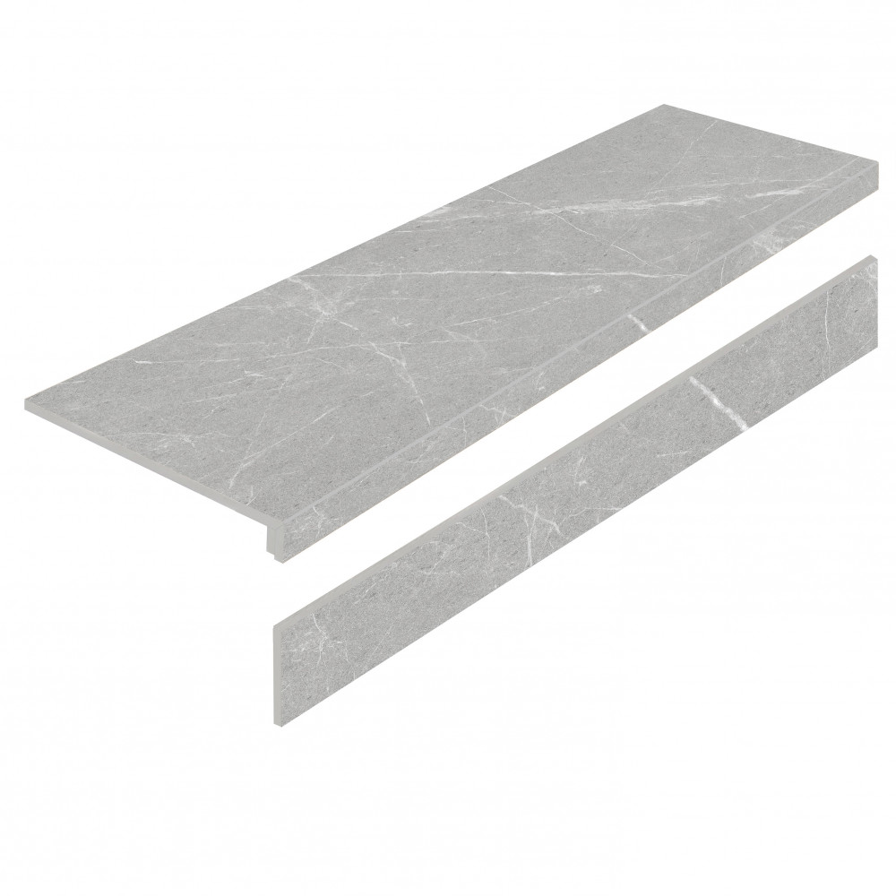 Ступень керамогранит L Ступени Dakota Gris As С Подступенником нескользящая r12 120x32 8мм Staro Ступень керамогранит L Ступени Dakota Gris As С Подступенником нескользящая r12 120x32 8мм Staro