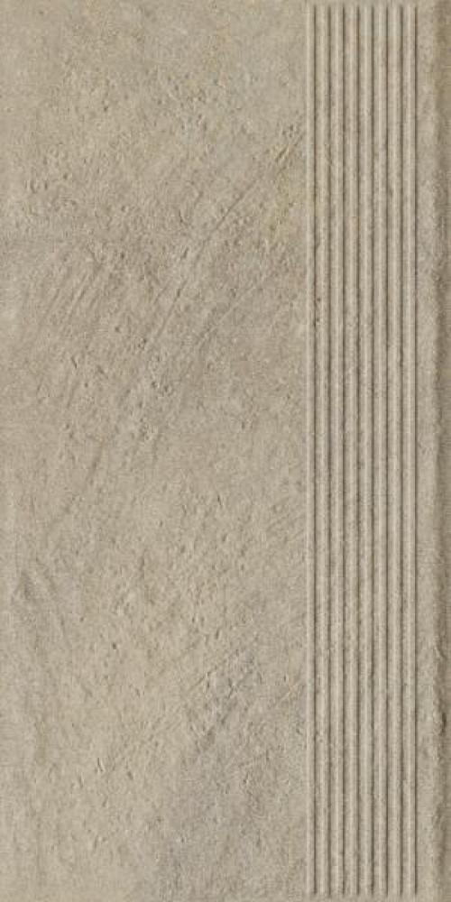 Плитка ступень 60x30 9мм Eremite Crema Stopnica Prosta Struktura Mat B1a матовая Ceramika Paradyz Плитка ступень 60x30 9мм Eremite Crema Stopnica Prosta Struktura Mat B1a матовая Ceramika Paradyz