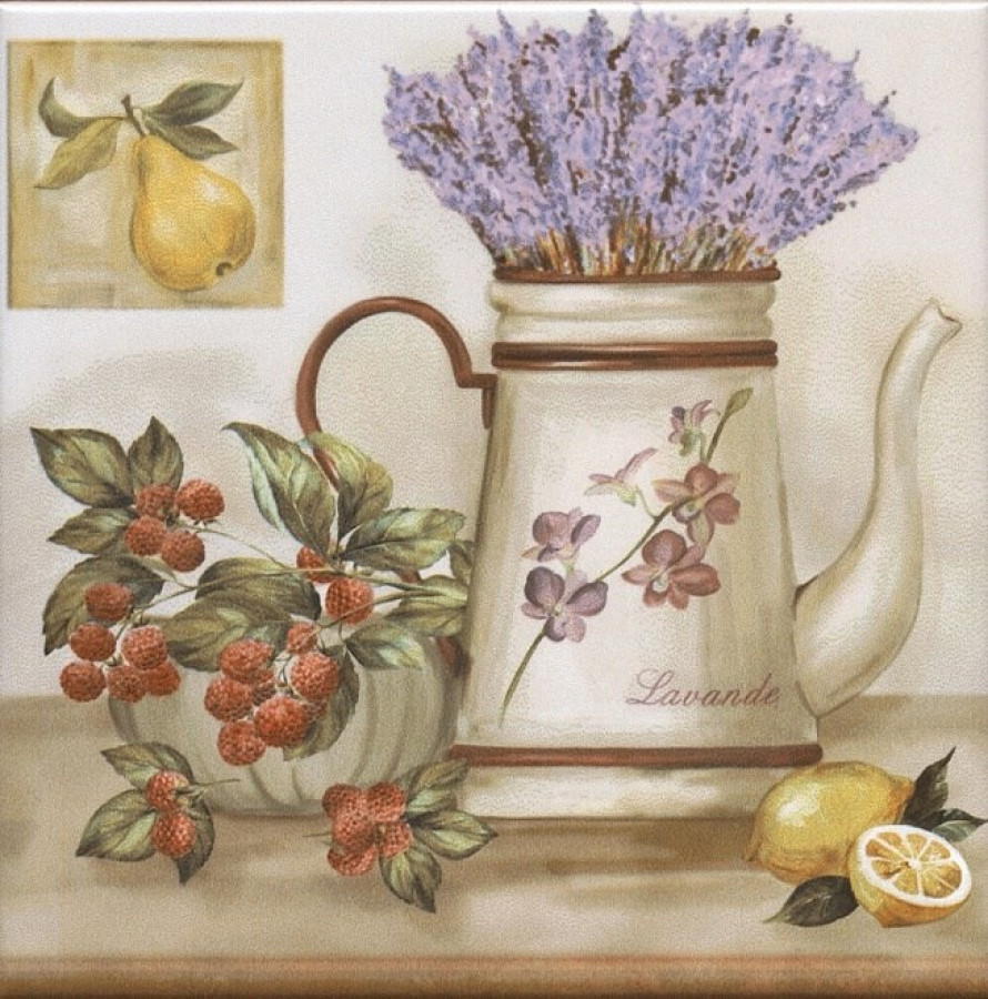 Плитка 15x15 6.9мм HGDA24217000 Декор Пикарди Кухня матовая Kerama Marazzi Плитка 15x15 6.9мм HGDA24217000 Декор Пикарди Кухня матовая Kerama Marazzi