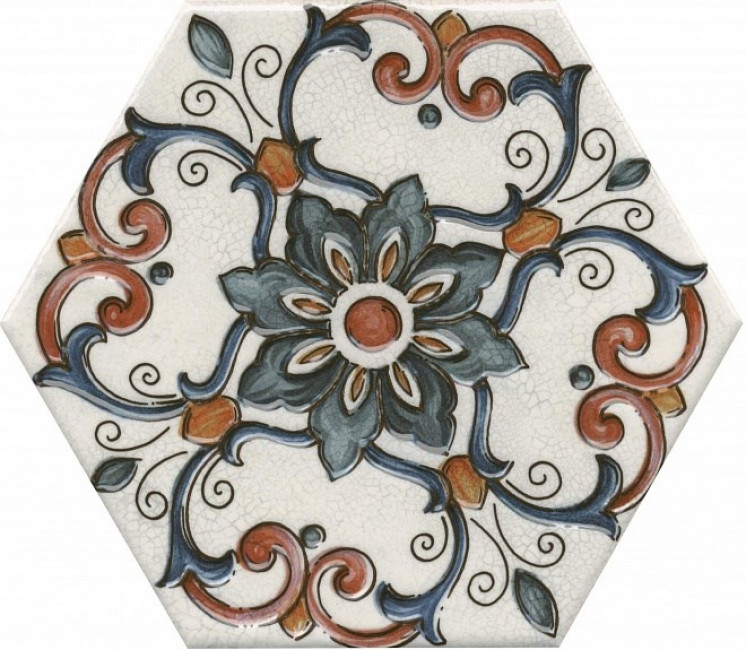 Плитка 23x20 6.9мм STGA62724001 Декор Макарена глянцевая Kerama Marazzi Плитка 23x20 6.9мм STGA62724001 Декор Макарена глянцевая Kerama Marazzi