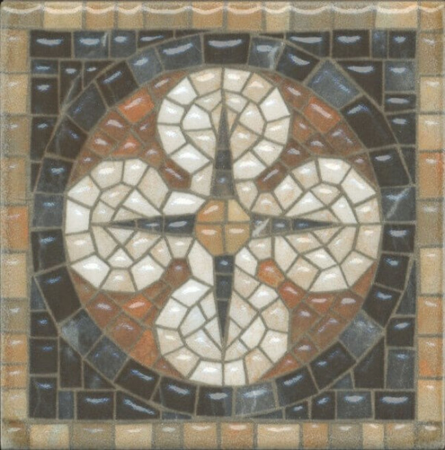 Керамогранит 10x10 7мм HGDA4391146H Вставка глянцевая Kerama Marazzi Керамогранит 10x10 7мм HGDA4391146H Вставка глянцевая Kerama Marazzi