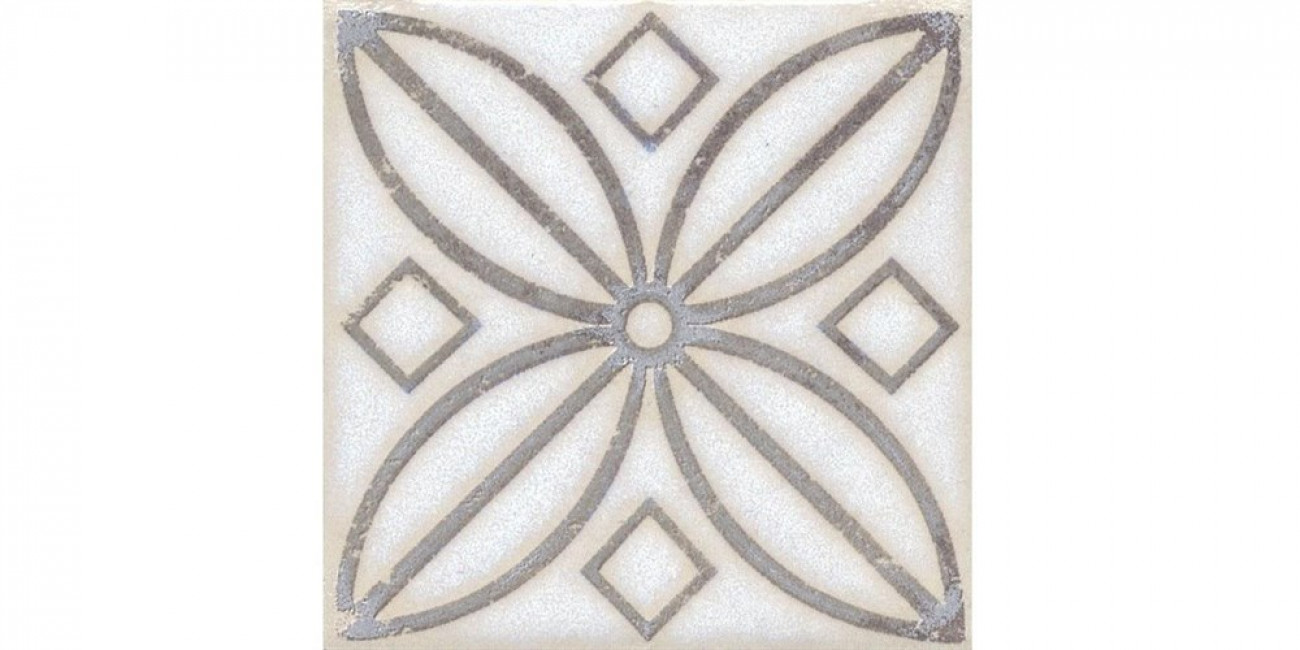 Керамогранит 10x10 7мм STGA4021266H Вставка Амальфи орнамент коричневый матовая Kerama Marazzi Керамогранит 10x10 7мм STGA4021266H Вставка Амальфи орнамент коричневый матовая Kerama Marazzi