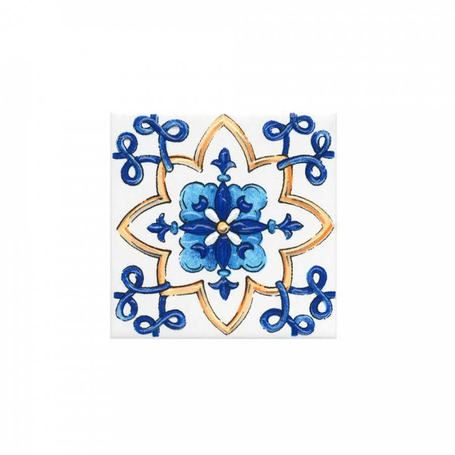 Плитка 10x10 7мм STGA4861146H Вставка Капри майолика глянцевая Kerama Marazzi Плитка 10x10 7мм STGA4861146H Вставка Капри майолика глянцевая Kerama Marazzi