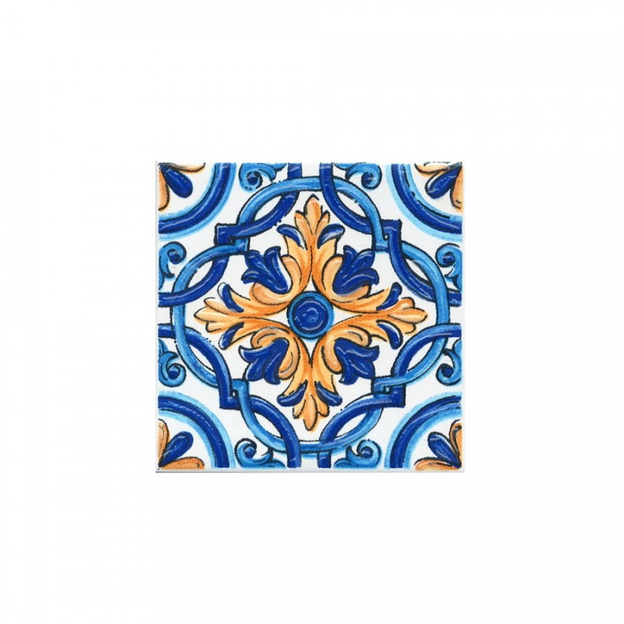 Плитка 10x10 7мм STGA4901146H Вставка Капри майолика глянцевая Kerama Marazzi Плитка 10x10 7мм STGA4901146H Вставка Капри майолика глянцевая Kerama Marazzi