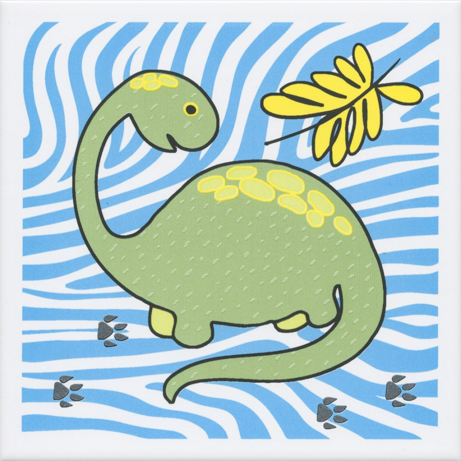 Плитка 20x20 6.9мм OPA2275009 Декор Динозаврики 2 матовый матовая Kerama Marazzi Плитка 20x20 6.9мм OPA2275009 Декор Динозаврики 2 матовый матовая Kerama Marazzi