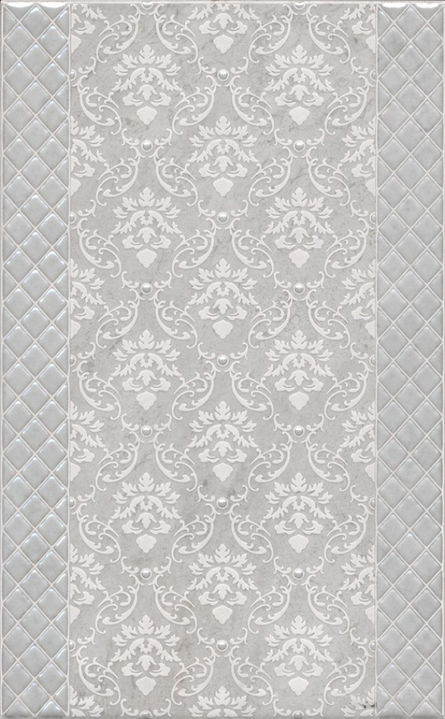 Плитка 40x25 8мм AZA0536424 Декор Мотиво серый светлый глянцевый глянцевая лаппатированная Kerama Marazzi Плитка 40x25 8мм AZA0536424 Декор Мотиво серый светлый глянцевый глянцевая лаппатированная Kerama Marazzi