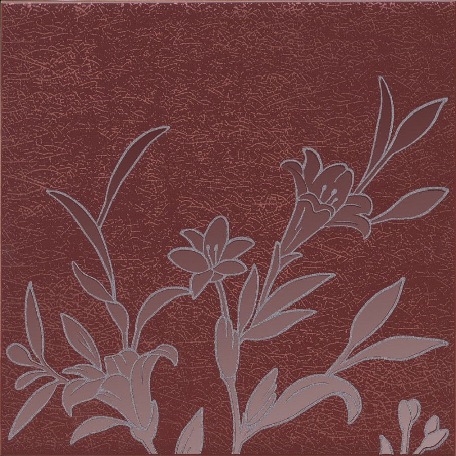 Плитка 20x20 6.9мм HGDC5695293 Декор Барберино 5 бордо глянцевый глянцевая Kerama Marazzi Плитка 20x20 6.9мм HGDC5695293 Декор Барберино 5 бордо глянцевый глянцевая Kerama Marazzi