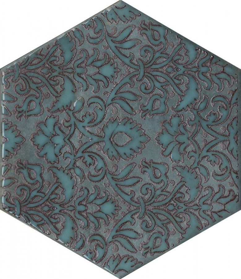 Керамогранит 23x20 7мм VTA560SG23036N Декор Гроссето синий комбинированная Kerama Marazzi Керамогранит 23x20 7мм VTA560SG23036N Декор Гроссето синий комбинированная Kerama Marazzi