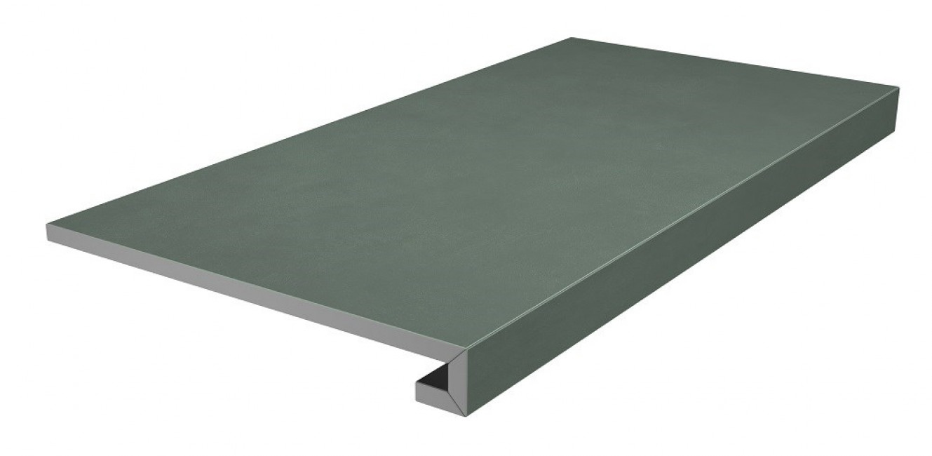 Ступень 60x33 9мм DD642120RGCF клееная Про Чементо зелёный матовый натуральная матовая Kerama Marazzi Ступень 60x33 9мм DD642120RGCF клееная Про Чементо зелёный матовый натуральная матовая Kerama Marazzi