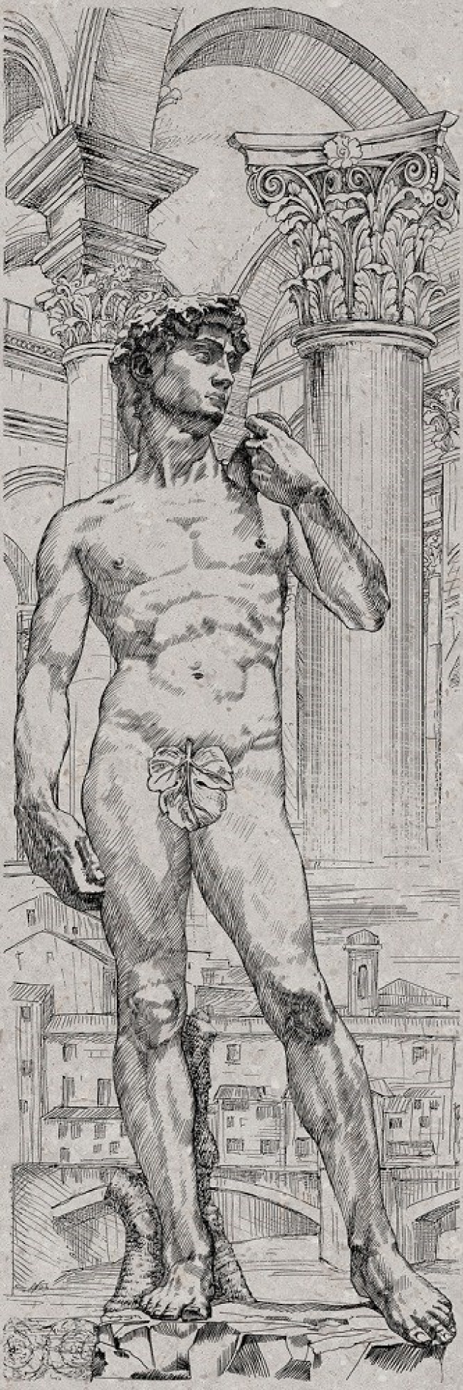 Плитка 120x40 10мм VTA53414053R Декор Риккарди 1 матовый обрезной матовая Kerama Marazzi Плитка 120x40 10мм VTA53414053R Декор Риккарди 1 матовый обрезной матовая Kerama Marazzi