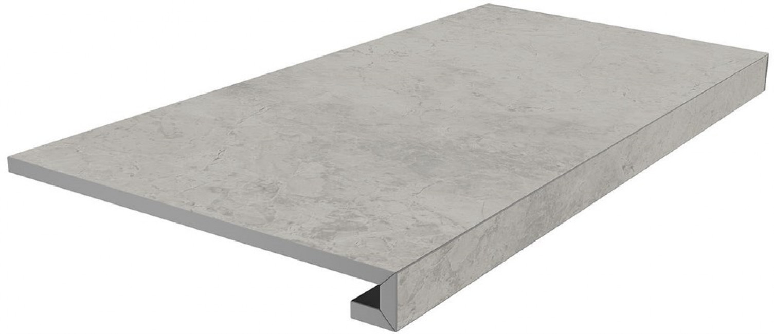 Ступень 80x33 SG850390RGCF клееная Риальто серый светлый матовый натуральная матовая Kerama Marazzi Ступень 80x33 SG850390RGCF клееная Риальто серый светлый матовый натуральная матовая Kerama Marazzi