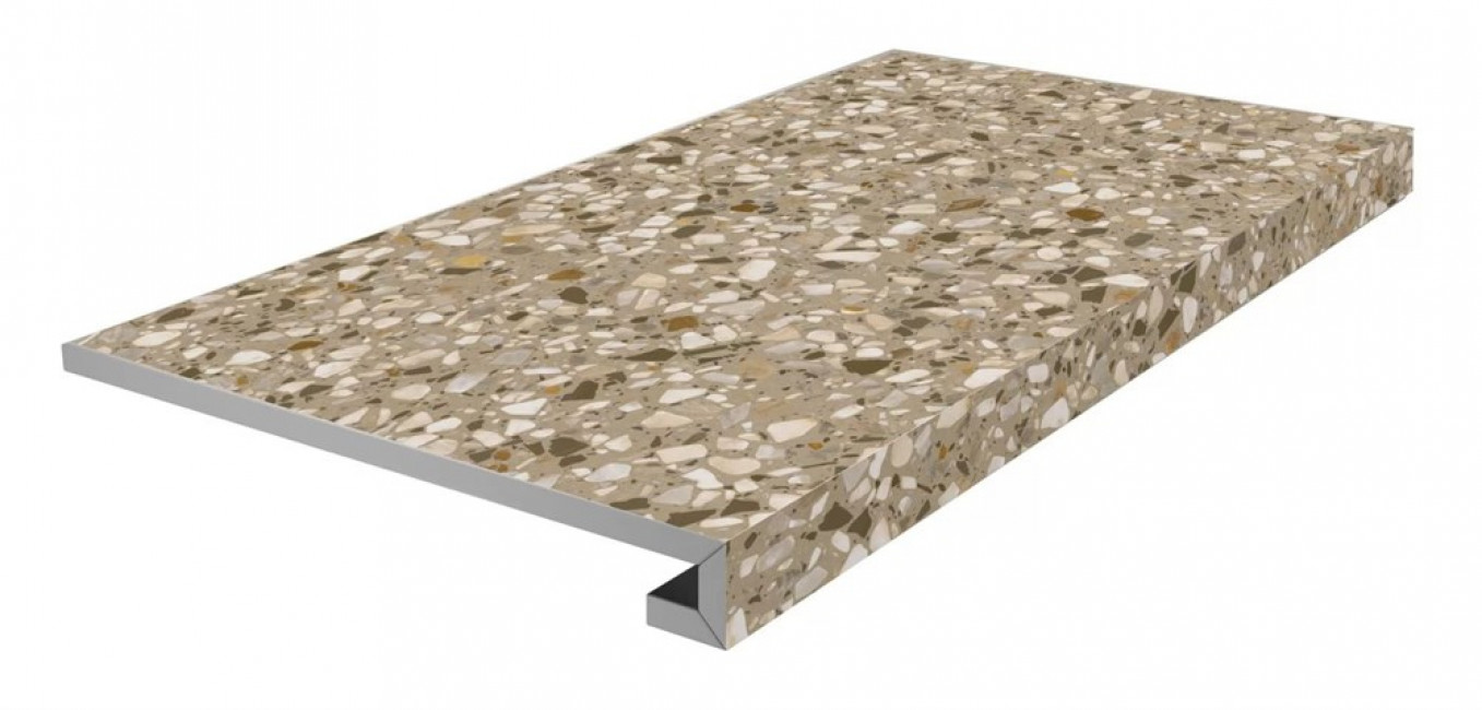 Ступень 60x33 9мм KM6060G0041RGCF фронтальная клееная Бричиола бежевый матовый обрезной матовая Kerama Marazzi Ступень 60x33 9мм KM6060G0041RGCF фронтальная клееная Бричиола бежевый матовый обрезной матовая Kerama Marazzi