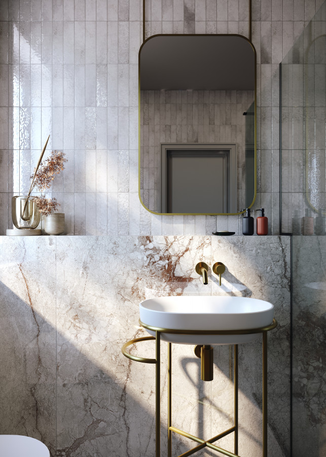 Плитка 24x5 9мм Magic Cashmere (пал.54,432м2) глянцевая Creto Плитка 24x5 9мм Magic Cashmere (пал.54,432м2) глянцевая Creto