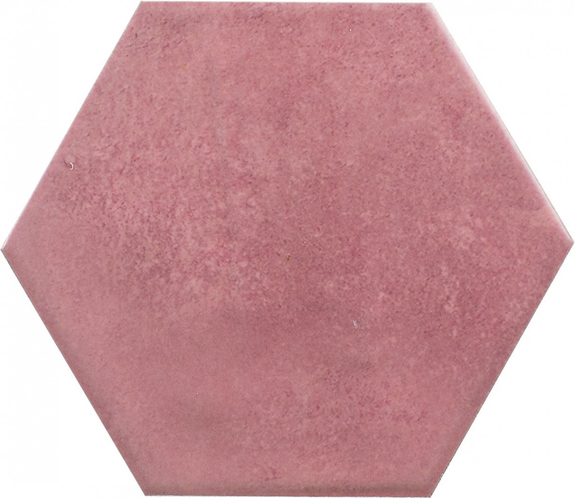 Плитка 15x13 Hexa Toscana Hot Pink глянцевая розовый 8мм Ape Плитка 15x13 Hexa Toscana Hot Pink глянцевая розовый 8мм Ape