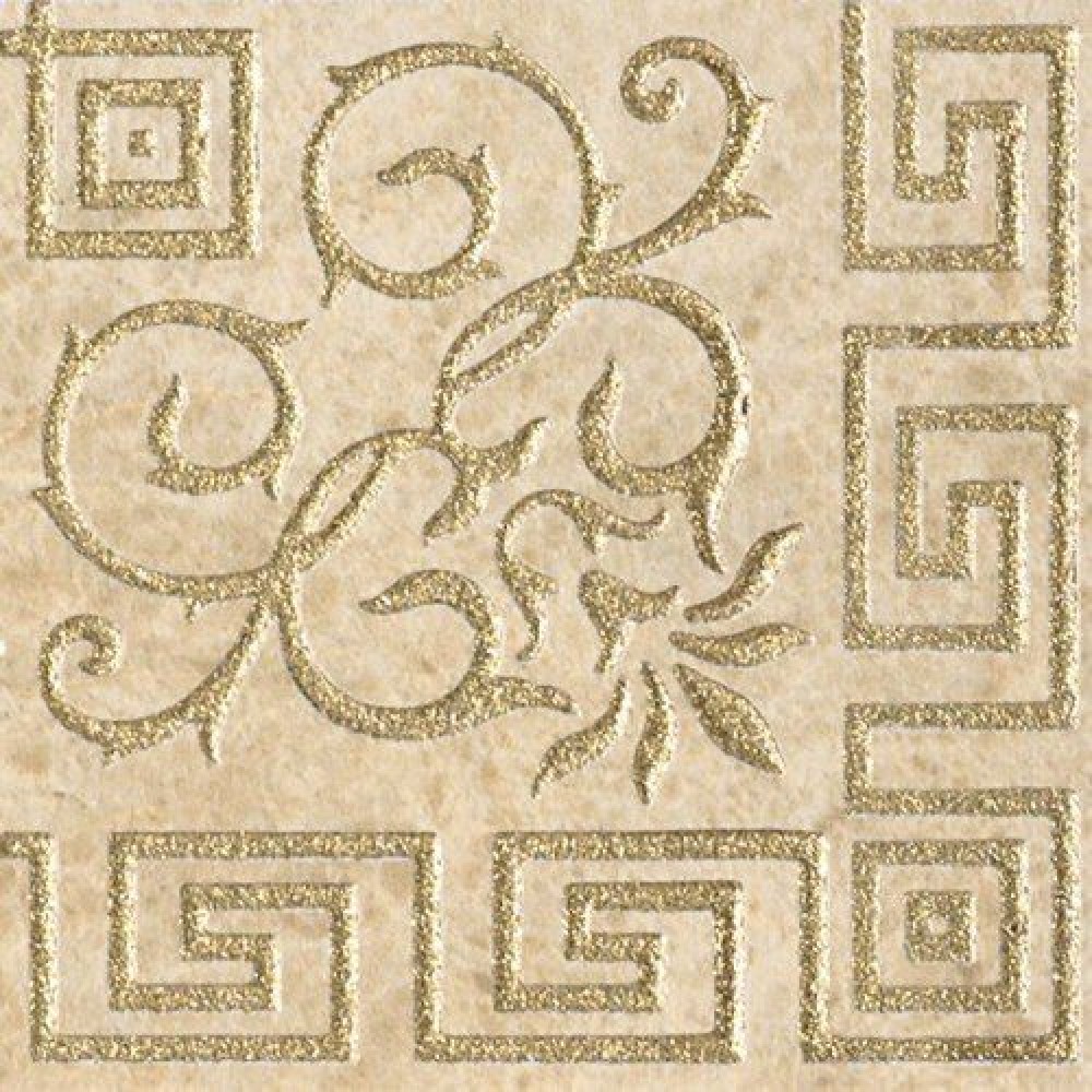Вставка 15x15 Taco Arka Crema глянцевая бежевый Ape Вставка 15x15 Taco Arka Crema глянцевая бежевый Ape