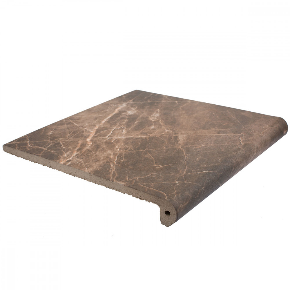 Ступень фронтальная 33x33 14мм Nevada Peldano Emperador нескользящая r12 Exagres Ступень фронтальная 33x33 14мм Nevada Peldano Emperador нескользящая r12 Exagres