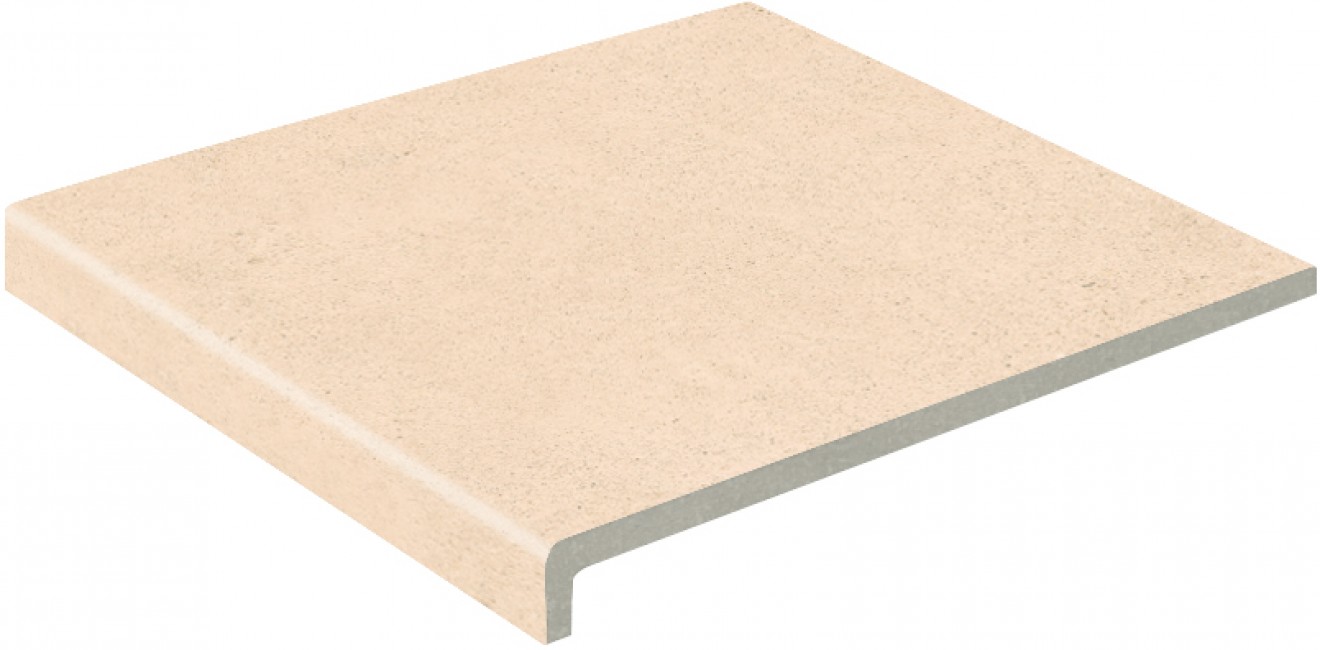 Ступень кантиковая Exagres 3x3 Essenza 528 Sabbia R12/c противоскользящая бежевый 12мм Ступень кантиковая Exagres 3x3 Essenza 528 Sabbia R12/c противоскользящая бежевый 12мм