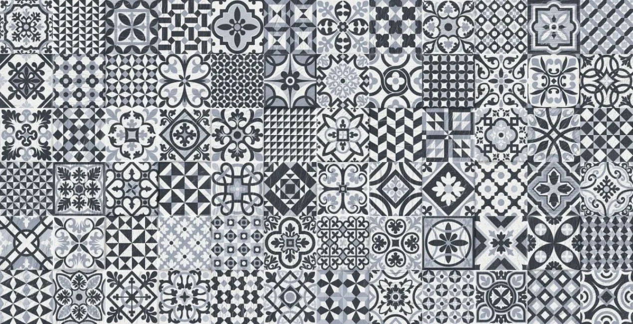 Керамогранит 63x32 11.8мм Deco Heritage Black матовая Gayafores Керамогранит 63x32 11.8мм Deco Heritage Black матовая Gayafores