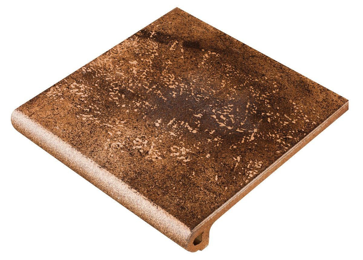 Ступень фронтальная Peldano 24-33 Castano разм. 33x33 Gres de Aragon Ступень фронтальная Peldano 24-33 Castano разм. 33x33 Gres de Aragon