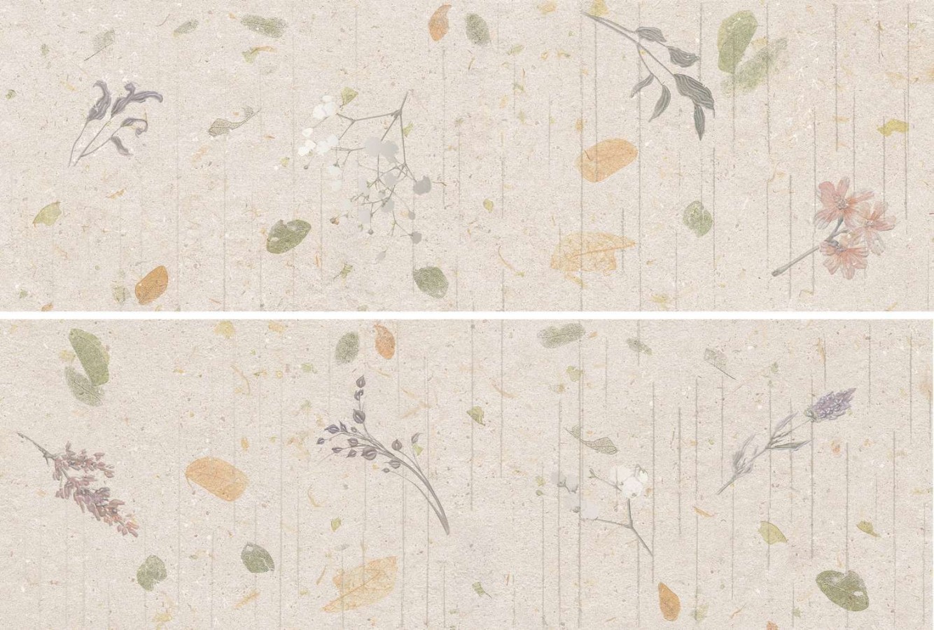 Панно 90x60 9.8мм Botanical Decor Natural Set 2 Pzs матовая Ibero Панно 90x60 9.8мм Botanical Decor Natural Set 2 Pzs матовая Ibero